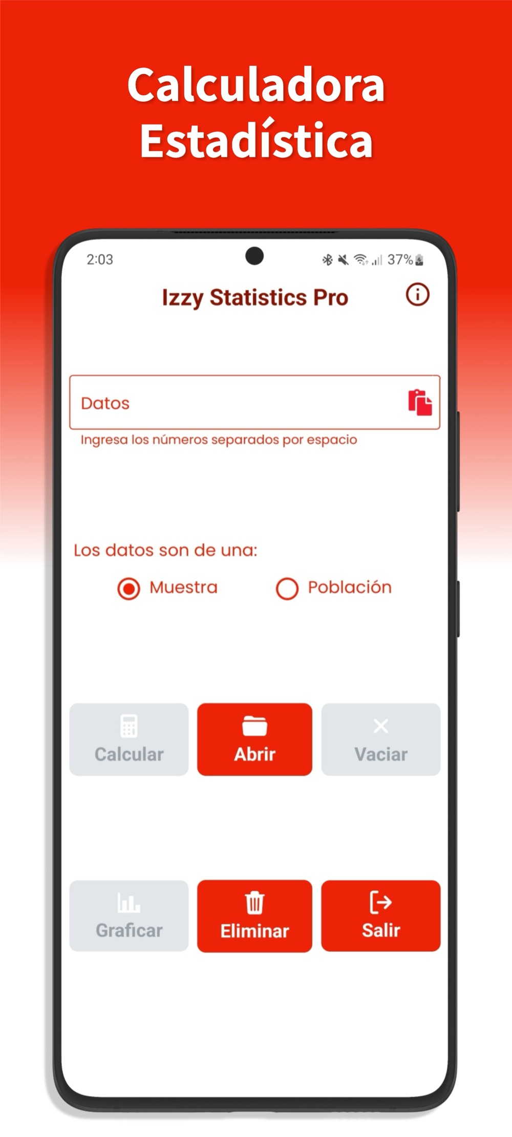 Izzy Statistics Pro — Screenshots 1
