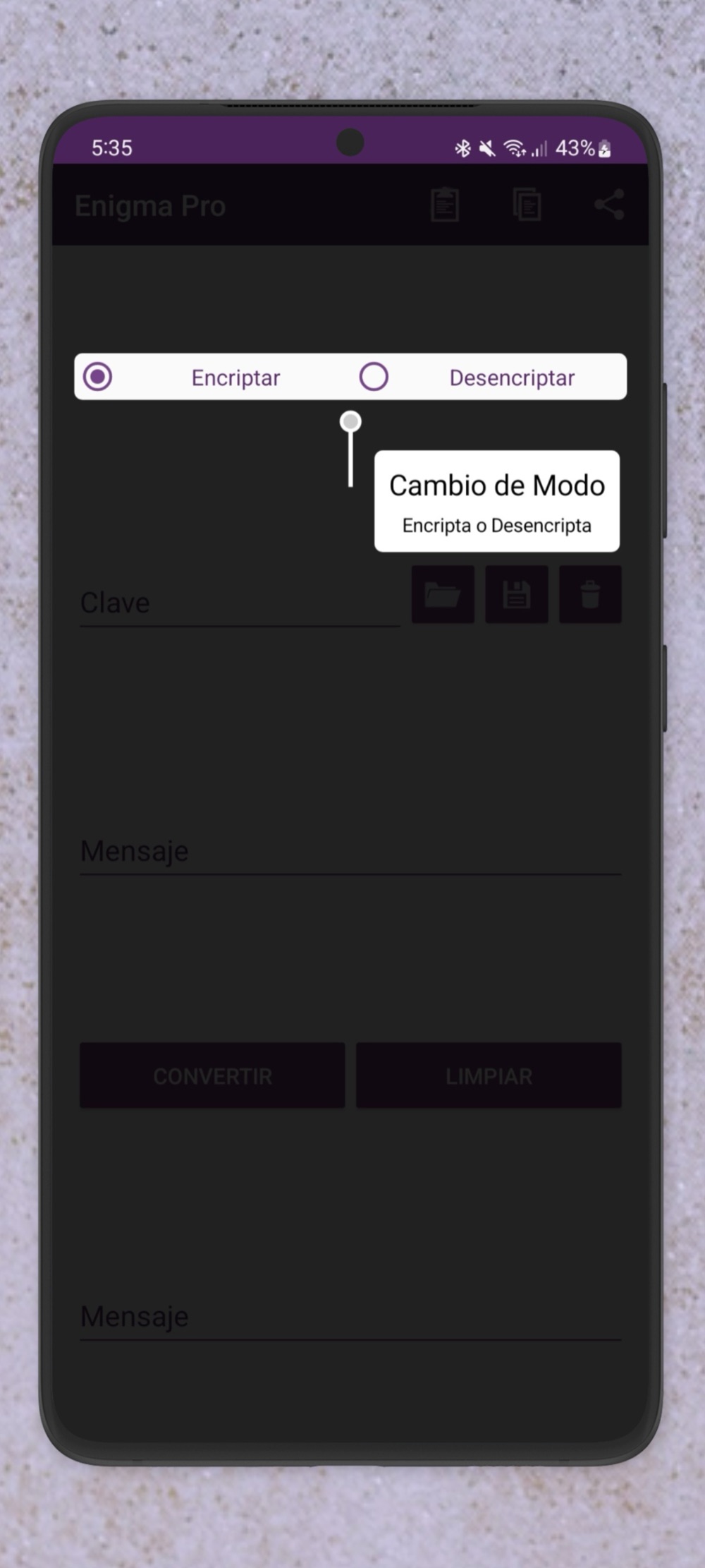 Enigma Pro — Capturas 3