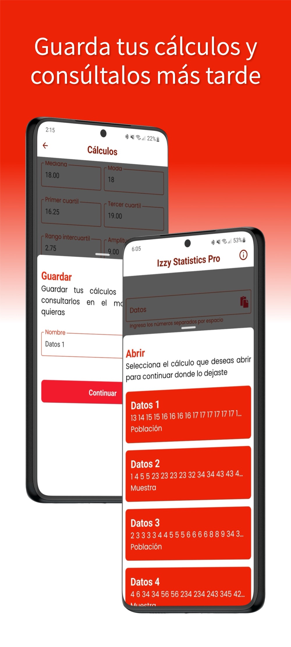 Izzy Statistics Pro — Screenshots 4